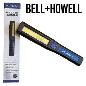 BELL+ HOWELL  MICRO LIGHT WITH MAGNET AND CLIP NIB